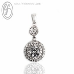 จี้เพชร-จี้เงิน-เพชร-cz-พลอยประจำเดือนเกิด-Finejewelthai-PAP427