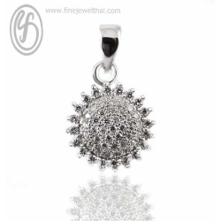 จี้เพชร-จี้เงิน-เพชร-cz-พลอยประจำเดือนเกิด-Finejewelthai-PZP165
