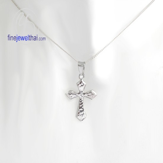 จี้ไม้กางเขน-จี้เงิน-finejewelthai-P109100h