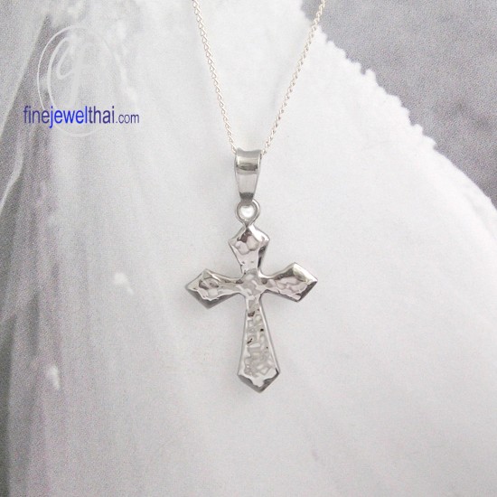 จี้ไม้กางเขน-จี้เงิน-finejewelthai-P109100h