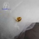 ซิทริน-พลอยแท้-พลอย-พลอยร่วง-Citrine-Gemstone-Birth stone-Loose Stones-Heart-G-Ct3x3-Ht