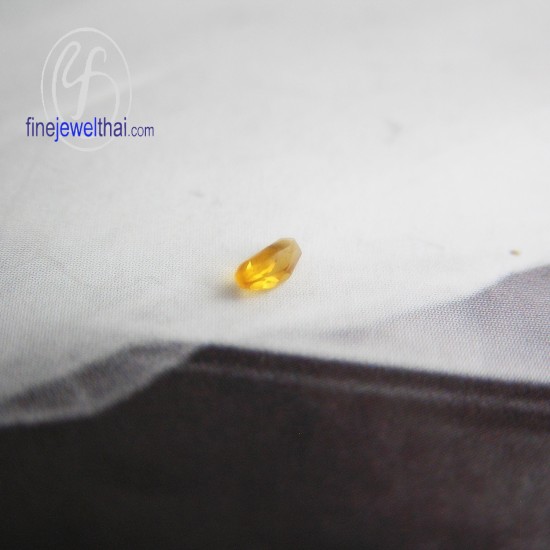 ซิทริน-พลอยแท้-พลอย-พลอยร่วง-Citrine-Gemstone-Birth stone-Loose Stones-Marquise-G-Ct4x2-Mq