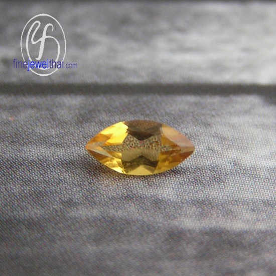 ซิทริน-พลอยแท้-พลอย-พลอยร่วง-Citrine-Gemstone-Birth stone-Loose Stones-Marquise-G-Ct8x4-Mq