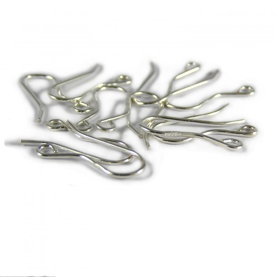 Hook Earring-Silver-Earring-finejewelthai-F002