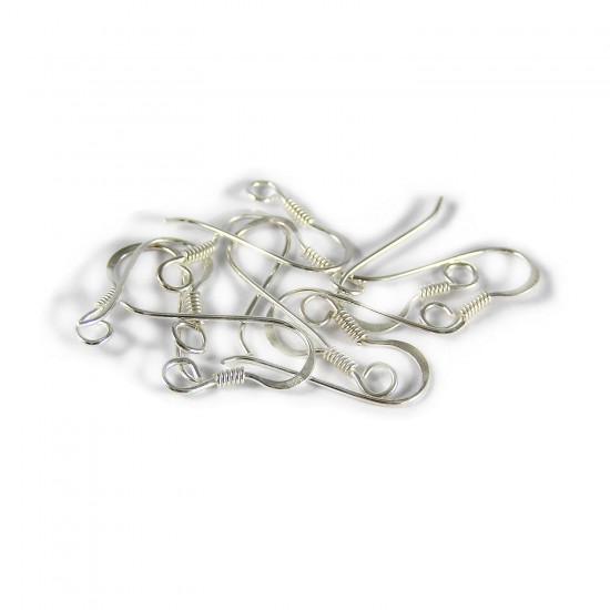 Hook Earring-Silver-Earring-finejewelthai-F003