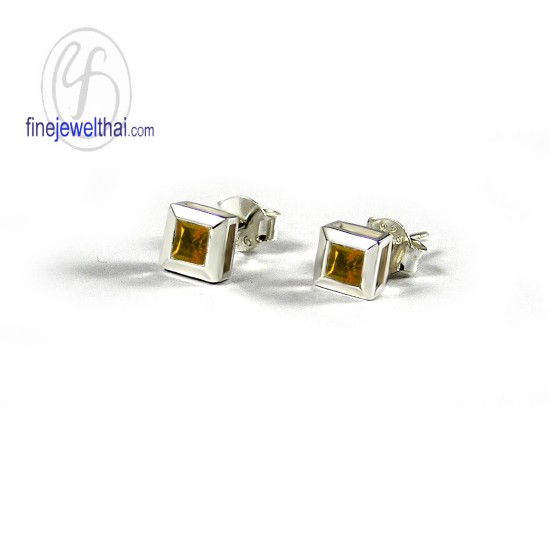 ต่างหูซิทริน-ต่างหูเงิน-ซิทรินแท้-เงินแท้925-ออกแบบพิเศษ-finejewelthai-E1047ct ต่างหูซิทริน-ต่างหูเงิน-ซิทรินแท้-เงินแท้925-ออกแบบพิเศษ-finejewelthai-E1047ct