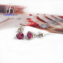 ต่างหูทับทิม-ต่างหูเงิน-ทับทิมแท้-เงินแท้925-ออกแบบพิเศษ-finejewelthai-E1025rb_5m