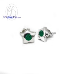 ต่างหูมรกต-ต่างหูดาว-ต่างหูเงินแท้-มรกต-พลอยประจำเดือนเกิด-finejewelthai-E1004Em ต่างหูมรกต-ต่างหูดาว-ต่างหูเงินแท้-มรกต-พลอยประจำเดือนเกิด-finejewelthai-E1004Em