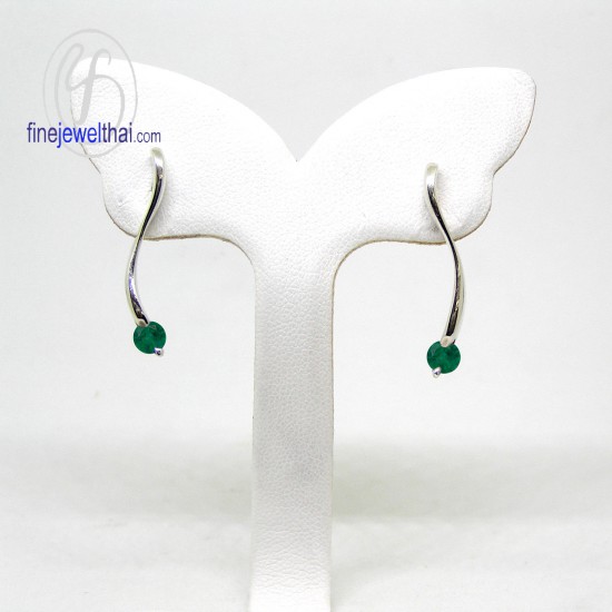 Emerald-silver-Design-Earring-finejewelthai-E1041em