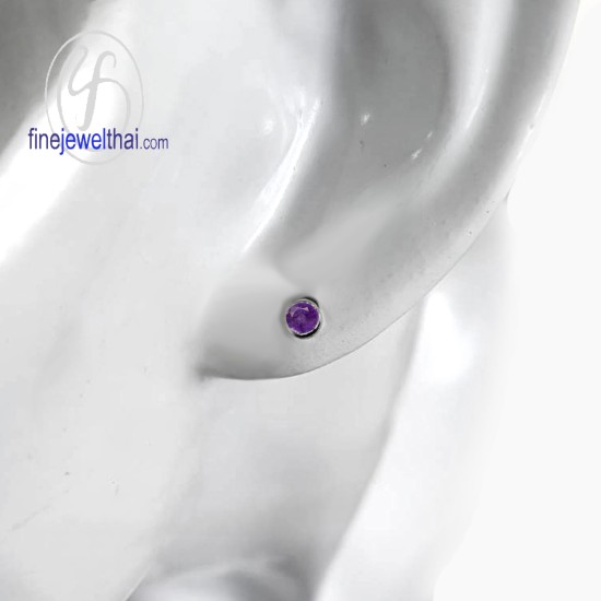 ต่างหูอะเมทิสต์-ต่างหูเงิน-อะเมทิสต์-เงินแท้925-ออกแบบพิเศษ-finejewelthai-E2002am ต่างหูอะเมทิสต์-ต่างหูเงิน-อะเมทิสต์-เงินแท้925-ออกแบบพิเศษ-finejewelthai-E2002am