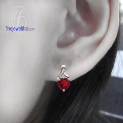 ต่างหูโกเมน-ต่างหูเงิน-โกเมนแท้-เงินแท้925-ออกแบบพิเศษ-finejewelthai-E1005gm ต่างหูโกเมน-ต่างหูเงิน-โกเมนแท้-เงินแท้925-ออกแบบพิเศษ-finejewelthai-E1005gm