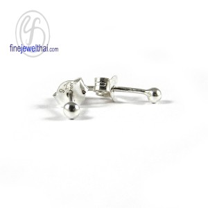 ต่างหูเงิน-เงินแท้925-ออกแบบพิเศษ-finejewelthai-E104800