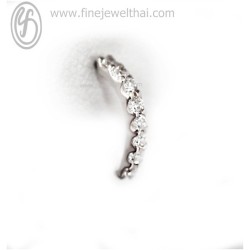 ต่างหูเพชร-ต่างหูเงิน-เพชรสังเคราะห์-เงินแท้925-E1051cz
