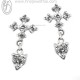 ต่างหูเพชรสังเคราะห์ / Silver 92.5% Cz earring E3021cz