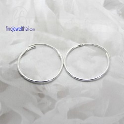 ต่างหูเงิน-ต่างหูห่วง-เงินแท้925-ออกแบบพิเศษ-finejewelthai-E217400