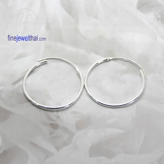 ต่างหูเงิน-ต่างหูห่วง-เงินแท้925-ออกแบบพิเศษ-finejewelthai-E217400 ต่างหูเงิน-ต่างหูห่วง-เงินแท้925-ออกแบบพิเศษ-finejewelthai-E217400