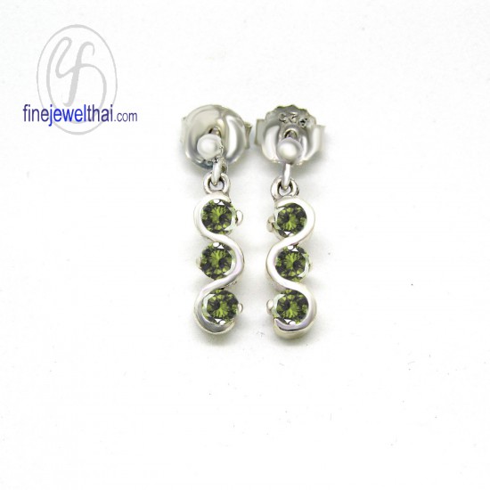 Peridot-silver-Design-Earring-finejewelthai-E1009pd