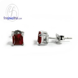ต่างหูโกเมน-ต่างหูเงิน-โกเมนแท้-เงินแท้925-ออกแบบพิเศษ-finejewelthai-E2004gm ต่างหูโกเมน-ต่างหูเงิน-โกเมนแท้-เงินแท้925-ออกแบบพิเศษ-finejewelthai-E2004gm