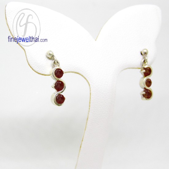 ต่างหูโกเมน-ต่างหูเงิน-โกเมนแท้-เงินแท้925-ออกแบบพิเศษ-finejewelthai-E1009gm ต่างหูโกเมน-ต่างหูเงิน-โกเมนแท้-เงินแท้925-ออกแบบพิเศษ-finejewelthai-E1009gm