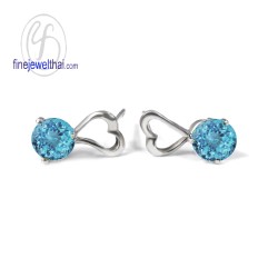 ต่างหูโทพาซ-ต่างหูเงิน-โทพาซแท้-เงินแท้925-ออกแบบพิเศษ-finejewelthai-E1037tp ต่างหูโทพาซ-ต่างหูเงิน-โทพาซแท้-เงินแท้925-ออกแบบพิเศษ-finejewelthai-E1037tp