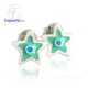 ต่างหูรูปดาว-ต่างหูลงสี-ต่างหูเงิน-เงินแท้925-finejewelthai-E306400E-2