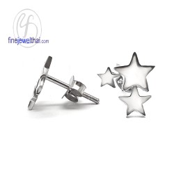 ต่างหูดาว-ต่างหูทองคำขาว-ทองคำขาวแท้-ออกแบบพิเศษ-finejewelthai-E1074WG ต่างหูดาว-ต่างหูทองคำขาว-ทองคำขาวแท้-ออกแบบพิเศษ-finejewelthai-E1074WG