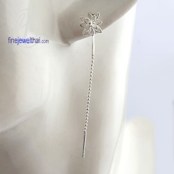 ต่างหูดอกไม้-ต่างหูเงิน-เงินแท้925-ออกแบบพิเศษ-finejewelthai-E10750000-2 ต่างหูดอกไม้-ต่างหูเงิน-เงินแท้925-ออกแบบพิเศษ-finejewelthai-E10750000-2