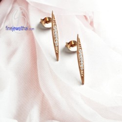 ต่างหูเพชร-ต่างหูทองสีชมพู-ทองสีชมพูแท้750-ออกแบบพิเศษ-finejewelthai-E1157pgp ต่างหูเพชร-ต่างหูทองสีชมพู-ทองสีชมพูแท้750-ออกแบบพิเศษ-finejewelthai-E1157pgp