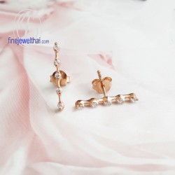 ต่างหูเพชร-ต่างหูทองสีชมพู-ทองสีชมพูแท้750-ออกแบบพิเศษ-finejewelthai-E1158pgp1 ต่างหูเพชร-ต่างหูทองสีชมพู-ทองสีชมพูแท้750-ออกแบบพิเศษ-finejewelthai-E1158pgp1