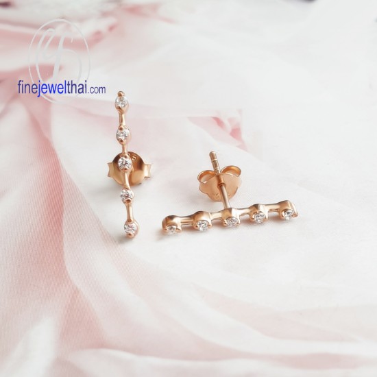 Pink-Gold-Diamond-Earring-finejewelthai-E1158pgp1