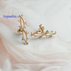 ต่างหูเพชร-ต่างหูทองคำ-ลดพิเศษ-E1160gp1 ต่างหูเพชร-ต่างหูทองคำ-ลดพิเศษ-E1160gp1