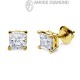 Diamond-Gold-Stud-Earring-ED002-G-Princess 