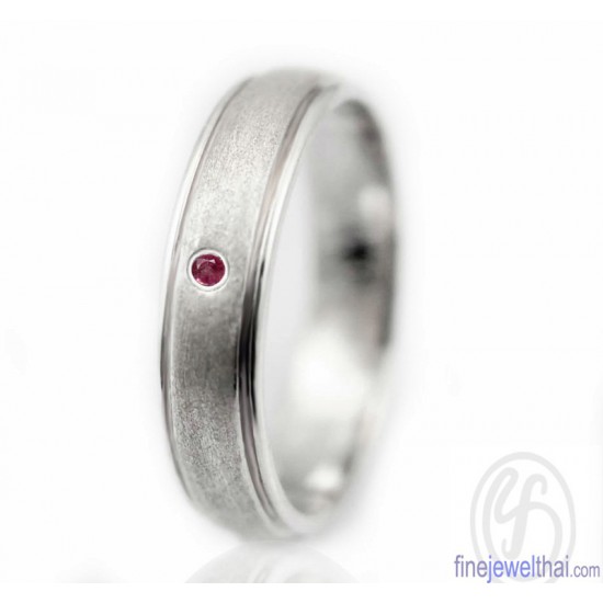 แหวนทับทิม-แหวนเงิน-แหวนพลอย-ทับทิมแท้-R3014rb