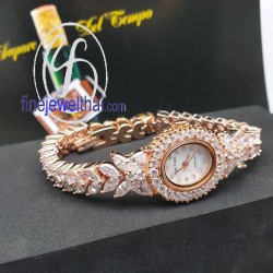 นาฬิกา-นาฬิกาฝังเพชร-นาฬิกาสแตนเลส-finejewelthai-W2527-PG นาฬิกา-นาฬิกาฝังเพชร-นาฬิกาสแตนเลส-finejewelthai-W2527-PG