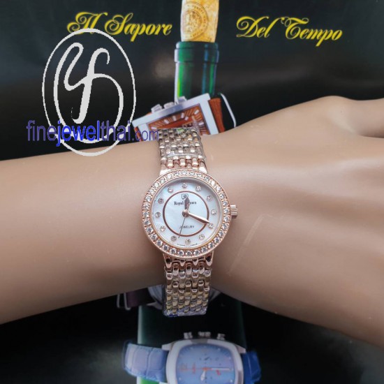 Diamond-Cz-Stainless-Watch-finejewelthai-W3650-PG