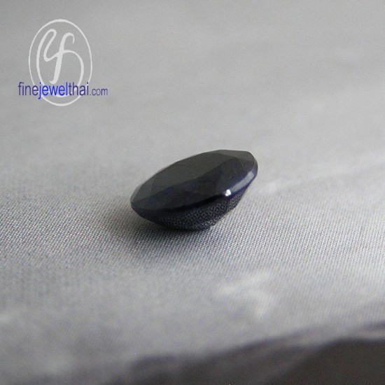  Black spinel-Oynx-Gemstone-Birth stone-Loose stone-Round-G-On6_5-Rd