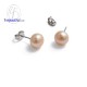 Orange-Fresh-water-Pearl-Silver-Stud-Earrings-E3056pl_or