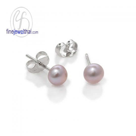 Pink-Pearl-Silver-Earring-finejewelthai-E3056pl-PK