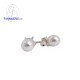 ต่างหูมุก-มุกสีขาว-ต่างหูเงินแท้-finejewelthai-E3055pl