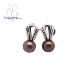 ต่างหูมุก-มุกสีดำ-ต่างหูเงินแท้-finejewelthai-EP_B