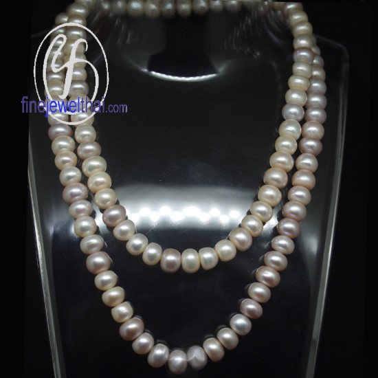 สร้อยมุก สร้อยเงิน  / Pearl and Silver92.5% New Design L3066pl