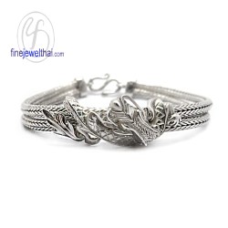 สร้อยแขนลายมังกร-สร้อยแขนเงิน-สร้อยแขนออกแบบ-สร้อยแขน-เงินแท้-T304400