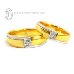 แหวนคู่-แหวนเพชร-แหวนทอง-ทองแท้-แหวนหมั้น-แหวนแต่งงาน-Finejewelthai-RWCD036G