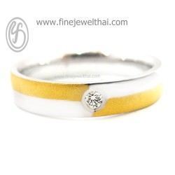 แหวนทองคำขาว-แหวนเพชร-แหวนแต่งงาน-แหวนหมั้น-RWD002WG