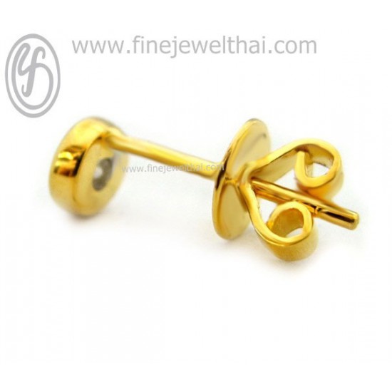 Diamond-Gold-Stud-Earring-E030930040100