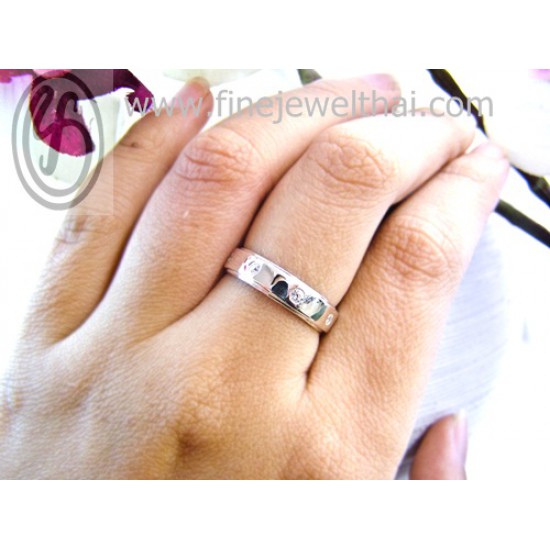 แหวนเพชร-แหวนเงิน-เพชรแท้-เงินแท้925-แหวนคู่-แหวนหมั้น-แหวนแต่งงาน-RC3054di