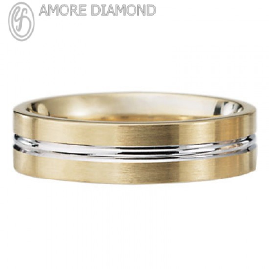 แหวนผู้ชาย-แหวนแต่งงาน-แหวนคู่-แหวนทองคำ-แหวน2สี-RM014-WG-G