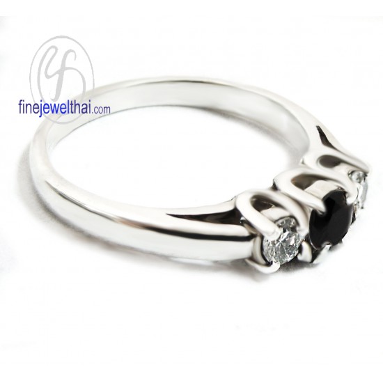 แหวนนิล-แหวนเงิน-แหวนพลอย-แหวนเพชร-เพชรcz-R1156on
