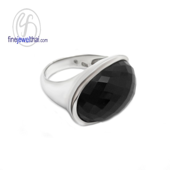 แหวนนิล-แหวนเงิน-แหวนพลอย-นิลแท้-R2038on