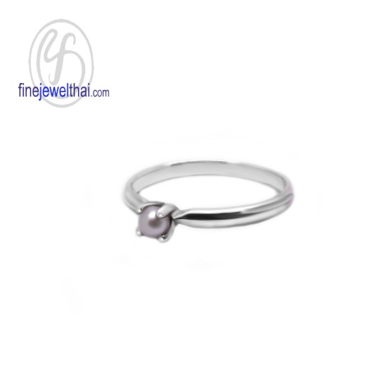 แหวนมุก-แหวนเงิน-มุก-R1183pl